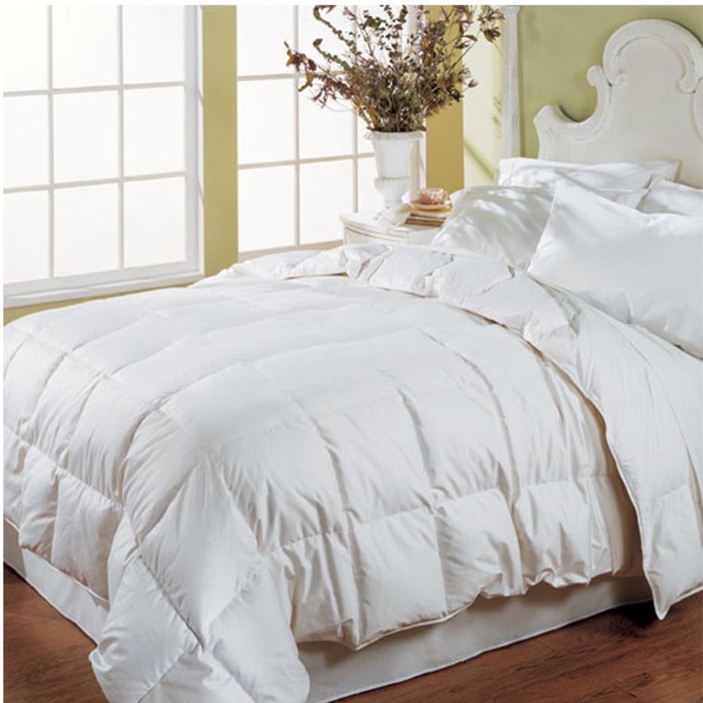 White Full Down Duvet Blanket Hypo-Allergenic